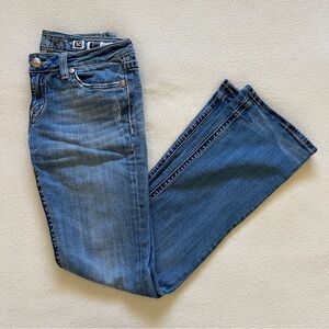 Miss Me Irene Boot Cut Jeans Women’s Low Rise Western Style Denim Sz 30 Cowgirl